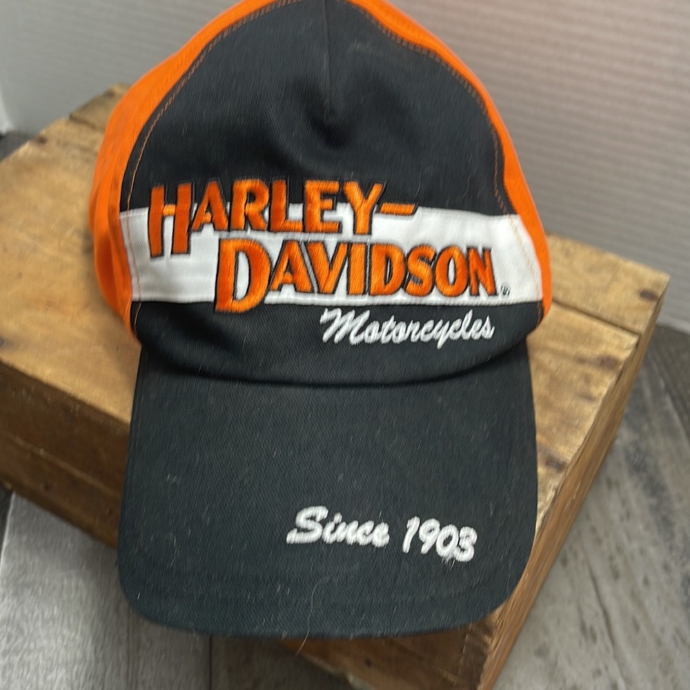 Small Authentic Harley Davidson Velcro back never been worn smoke-free home - Picture 2 of 5